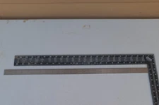 Vintage 24" STARRETT No 16R Grad Steel Straight Edge. USA Machinist Tool