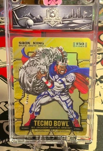 Bo Jackson Battle Arena Tecmo Sack King Bruce Smith Steel Gold Coin Flip 150pwr
