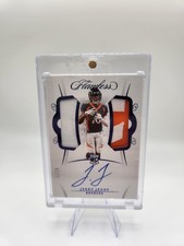 2020 Panini Flawless - Rookie Dual Patch Autographs Jerry Jeudy #RDPA-JE...