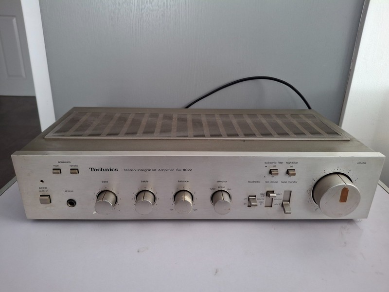 Technics SU-8022 Stereo Integrated Amplifier HiFi Separates