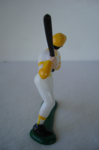 Tre figurine cake topper giocatore di baseball Wilton 1981 vintage - Foto 10 di 21