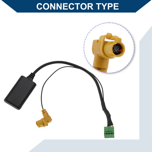 Arnés de Radio para Audi Adaptador de Bluetooth Aux Cable de Música 22cm - Imagen 4 de 7