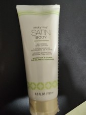 Mary Kay Satin New Body Shea Peeling Weißer Tee & Zitrusfrüchte 6,5 Oz. Peeling Versiegelt