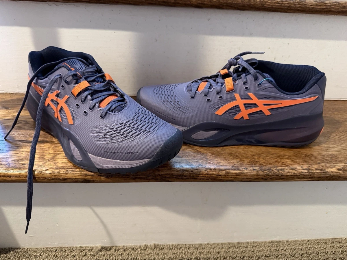 ASICS Gel Resolution X Wide Greyish Purple Nova Orange for Sale