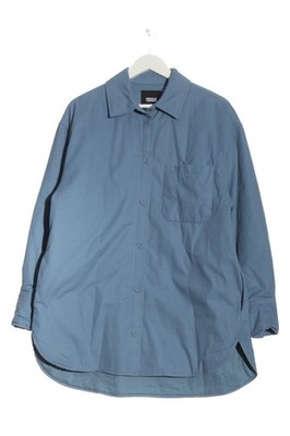 MANGO Shirtjacke Damen Jacke Gr. DE 40 blau Casual-Look