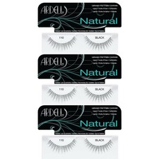Ardell Natural 110 Black False Eyelashes – 3 Pair Multi-Buy Pack 
