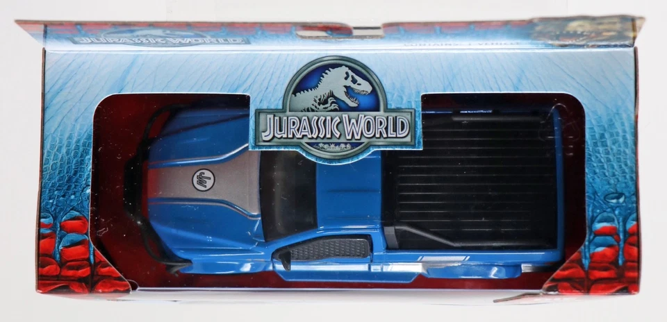 Camión de rescate Jada Toys Jurassic World Series - 24038 NRFB 2015 azul 1:43 Foto 2 de 4