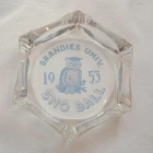 1953 Brandeis University Sno Ball Ashtray Formal Dance Great Graphics