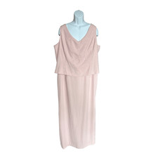 New Womens Nebiani Davids Bridal Beaded Sleeveless Mother of the Bride Dress 22W