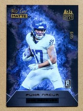 2023 Wild Card MATTE Blue Rookie Edition Puka Nacua Rookie Heat /75 RC #RH-PN. rookie card picture