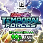 Pokemon - SV Temporal Forces - Reverse & Standard Holo Cards - Singles