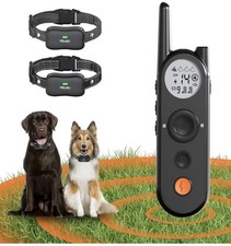 X3 Wireless Dog Fence Training Collar for 2 Dogs, 3500FT Adjustable Fence OB