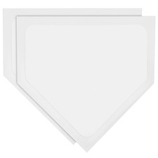 2 Pcs Baseball-base Niederwerfen Unterlegplatten Baseball-Zubeh&ouml;r