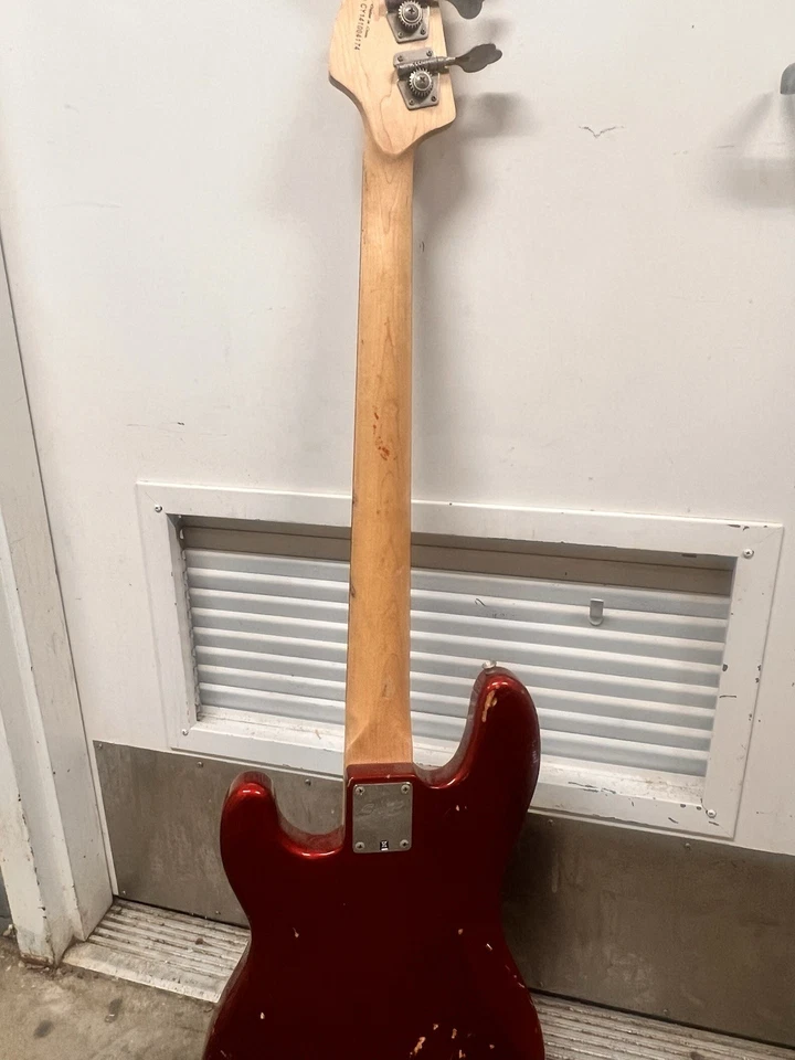 Fender Nate Mendel Precision Bass Guitar Candy Apple Red Rosewood Fingerboard - Image 4 of 4