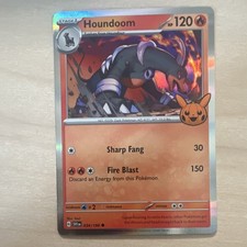 Pokémon Houndoom SVI 034/198 Foil Holo Stage 1 HP120 Sharp Fang 30 Fire Blast 1…