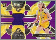Cameron Brink 2024 Panini Select WNBA Selective Swatches Purple #SW-CB /49