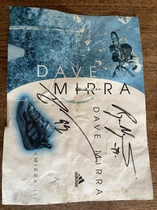 adidas Dave Mirra III and Ryan Nyquist autographed Promo Flyer/Printed Card 1999