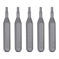 "5 StüCk H1.3 Sechskant-Schraubendreher-Bit 5/32\" Schaft 28Mm LäNge Magnetisch"