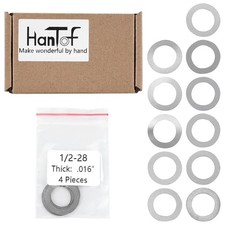 1/2x28 Barrel Shim Kit for Muzzle Brake Alignment .223/5.56   44pcs