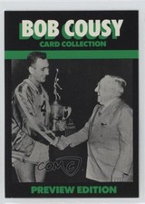 1992 Card Collection Preview Edition Bob Cousy Maurice Podoloff (Serial #'d) 0q3