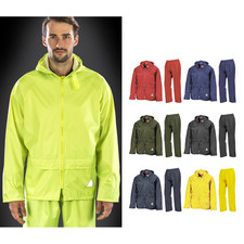Result Waterproof jacket and trouser set R095X - Mens Rain Suit