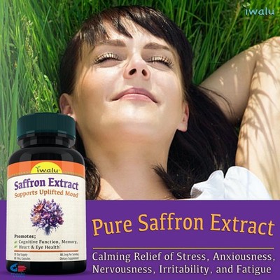 Best Saffron Mood Supplements, IWALU Official | *FREE SHIPPING* Same Day