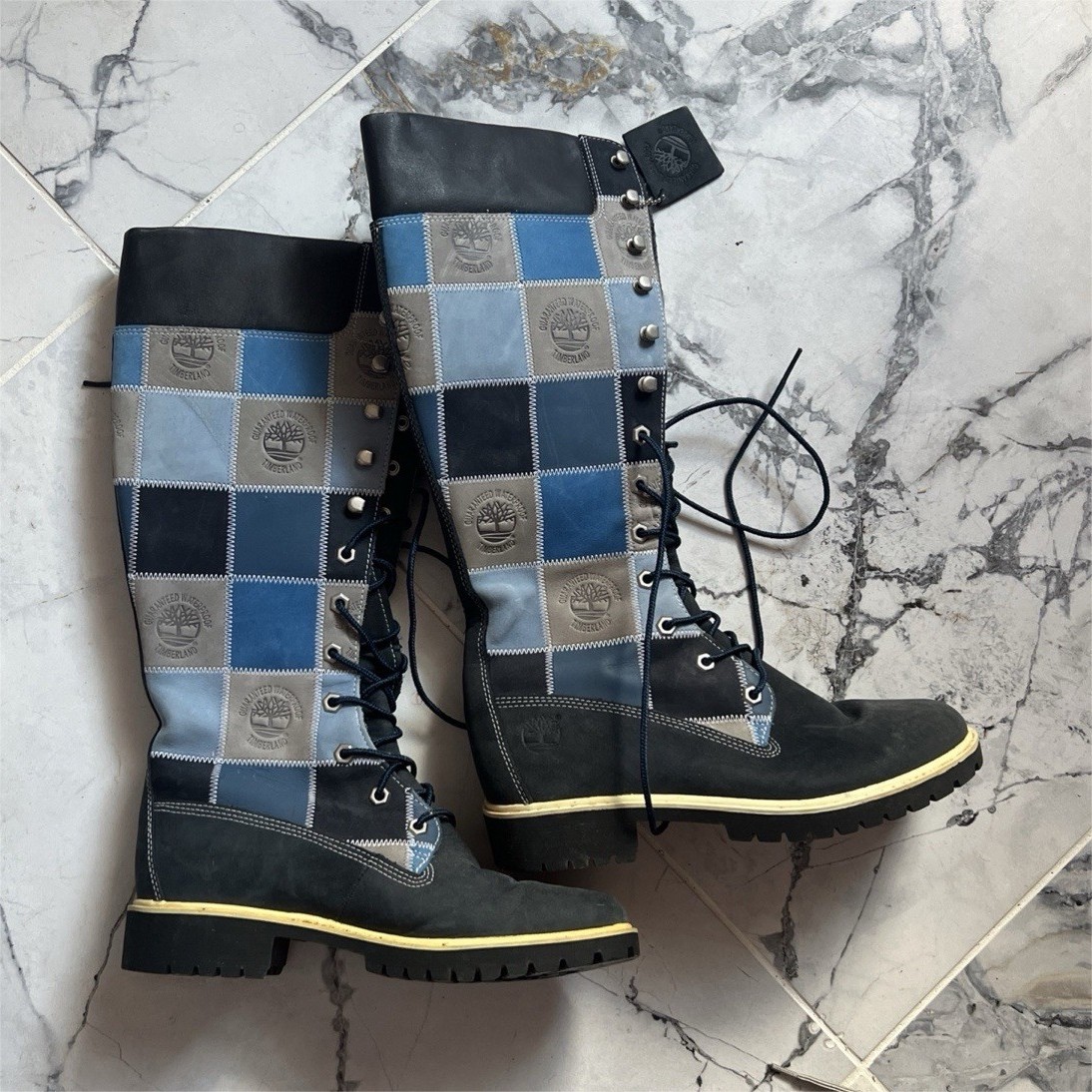 Timberland Patchwork Waterproof Knee High Lace Up… - image 1