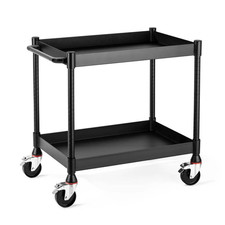 Luxor MightyHaul 24 Inch Heavy Duty 2 Shelf Utility Cart UCMT010