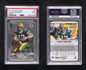 2012 Panini Prizm Silver Prizm Aaron Rodgers #69 PSA 9 MINT