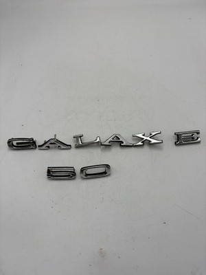 Ford Galaxie 500 Letter Emblems Vintage 1967 #C7AB Partial Set