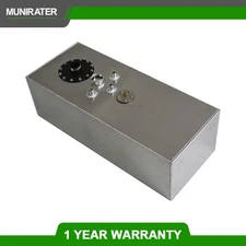 Aluminum level Sender+57L /15 Gallon Silver Racing/drift Fuel Cell Gas Tank+cap