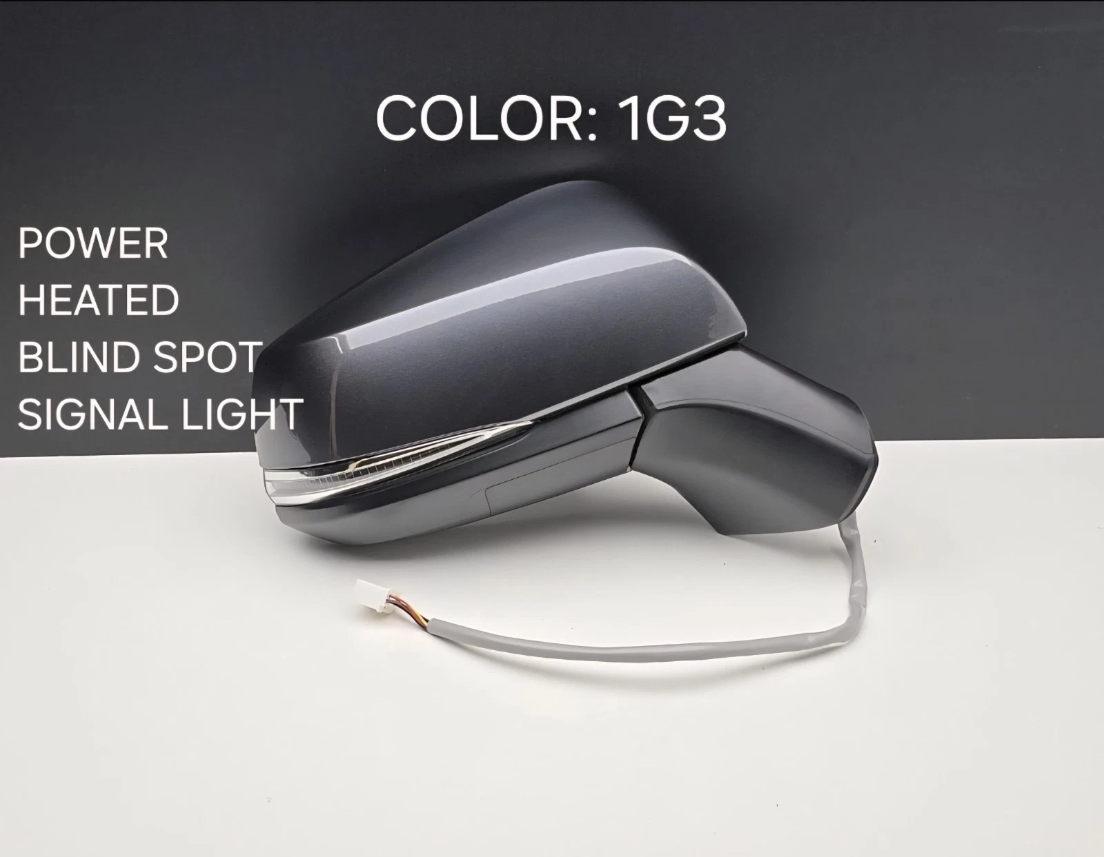 2019-2024 TOYOTA RAV4 RH Passenger Door Mirror Heated w/Signal W/BSM COLOR: 1G3