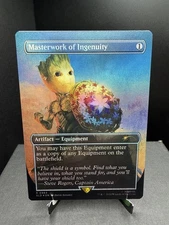 MTG Secret Lair Drop Captain America Masterwork of Ingenuity Borderless Foil NM