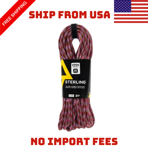 Sterling VR 96 9.6 mm x 40 m Purple Flash Rope NEW | eBay