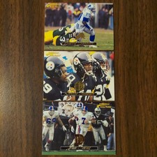 Barry Sanders John Elway & Kordell Stewart 1996 Action Packed NFL Football Cards
