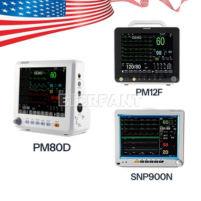 #ad 8 12 inch Patient Monitor CCU ICU Vital Sign For Hospital NIBP SPO2PR TEMP $342.00