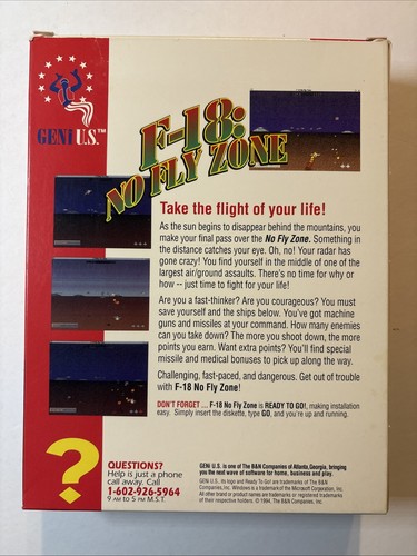 F-18: No Fly Zone GENi U.S. Disco da 3,5" per Windows - Foto 2 di 3