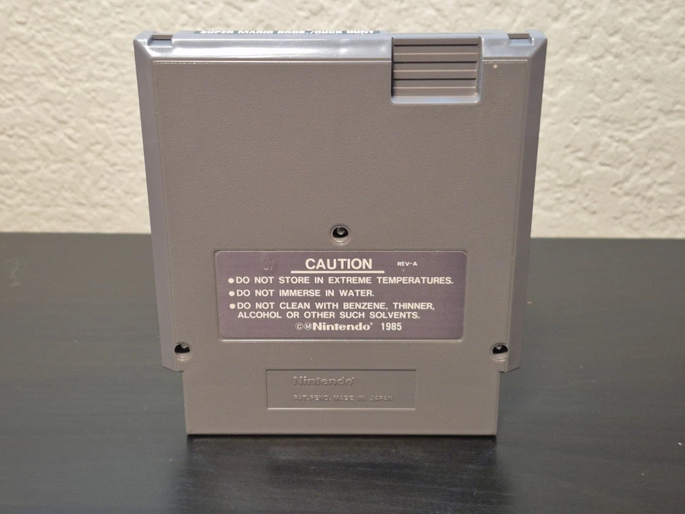 Vintage NES Super Mario Bros Duck Hunt Nintendo Game Cartridge Japan 1985 Tested - Image 2 of 4