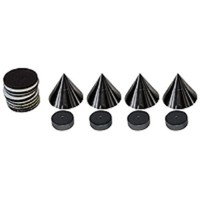 Spikes Sub Watt Absorber 4 Er Set Schwarz Dynavox