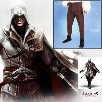 Ezio Assassins Creed Jacket Ezio Pants Assassins Creed II Perfect
