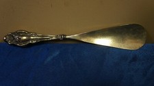 Vintage Sterling Handled Shoe Horn w/ Chrome Plated Paddle / Horn 8.5"