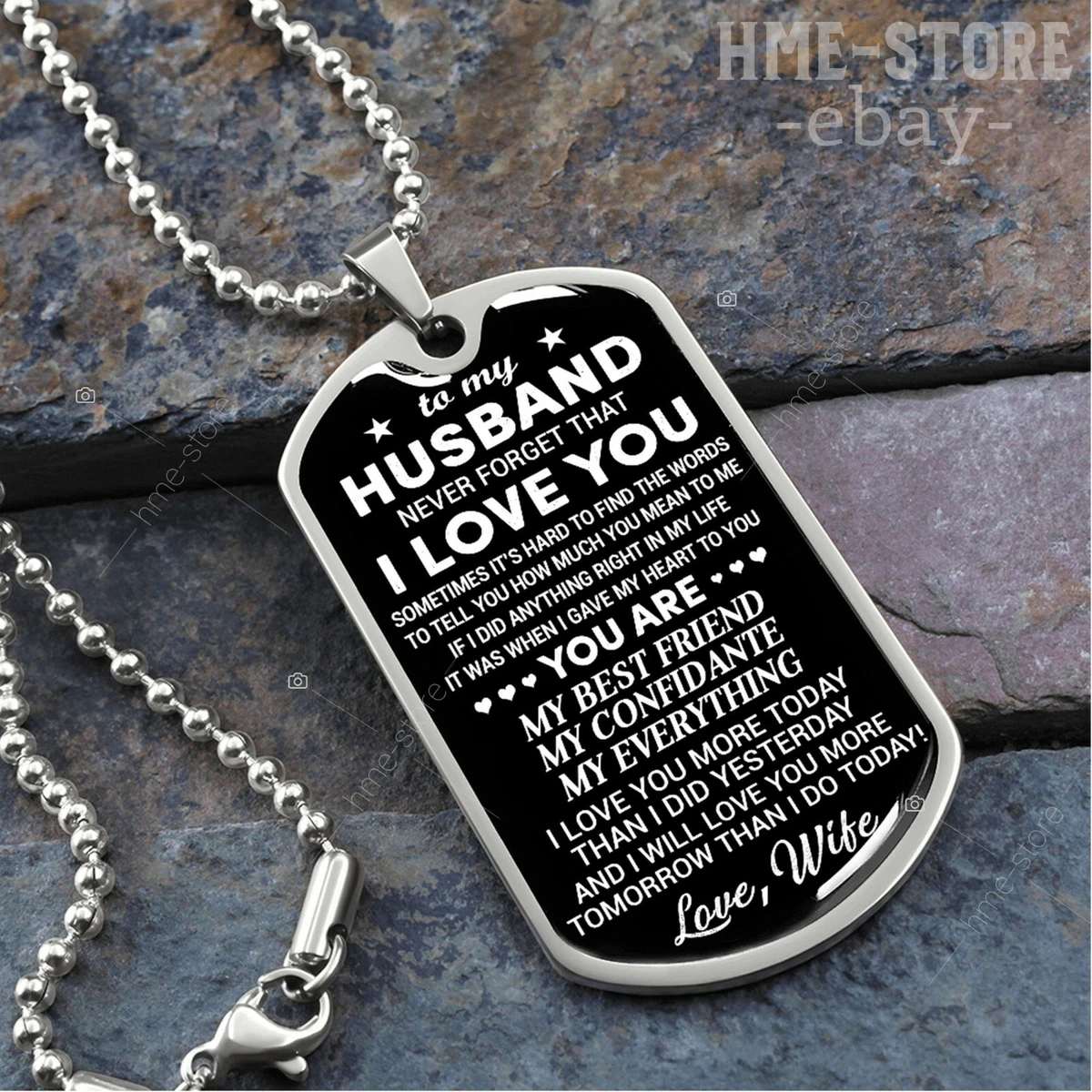 Anniversary necklace for on sale him