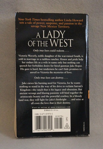 Western Ladies Series All 3 Linda Howard Lady West Angel Touch Fire PB USED GOOD - Picture 10 of 14