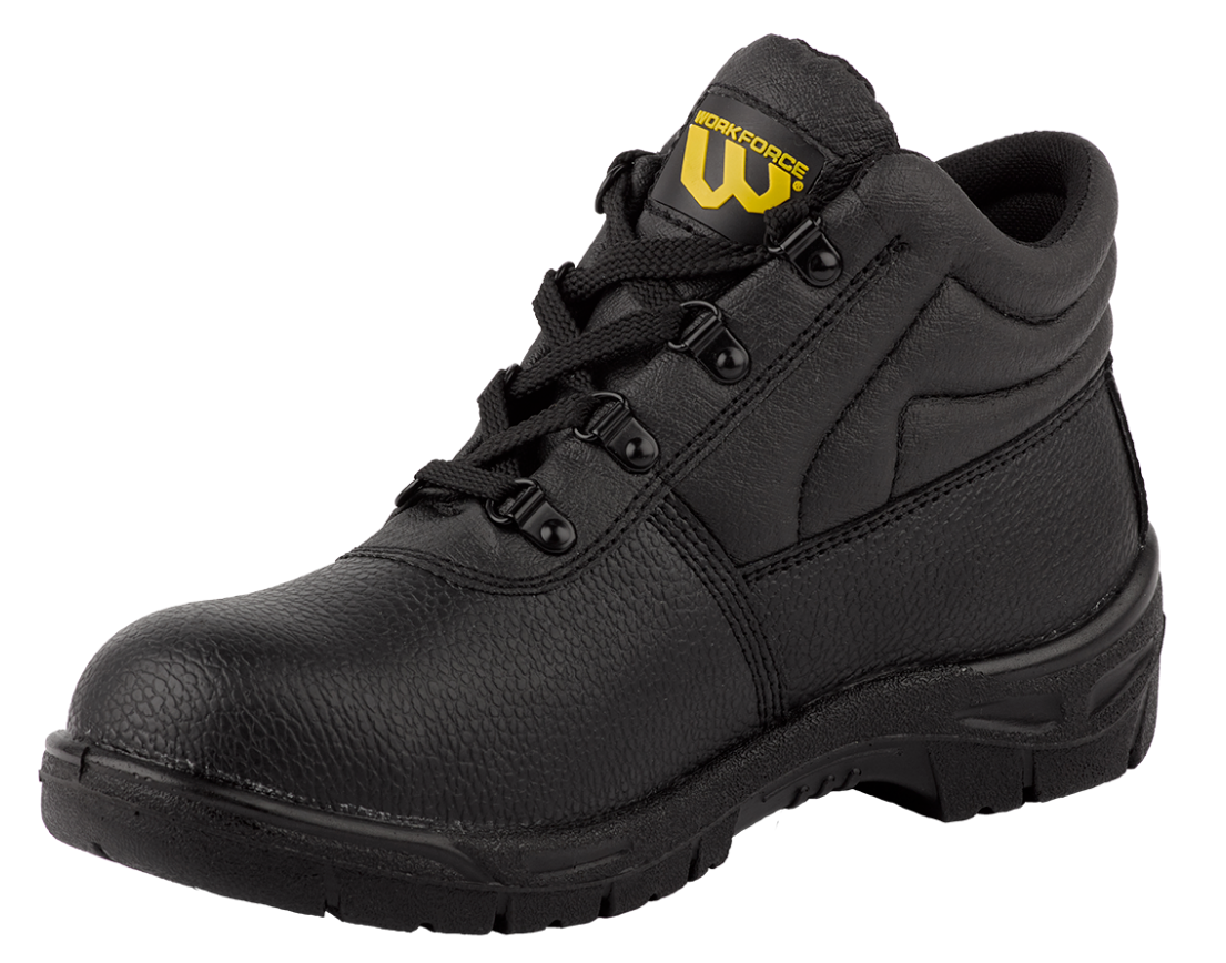 Mens Chukka Safety Leather Steel Toe Cap Water Resistant Work Boots