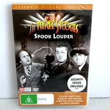 The Three Stooges Spook Louder DVD NTSC Region 4 BRAND NEW SEALED