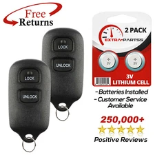 2 New Replacement Keyless Entry Remote Key Car Fob For Toyota BAB237131-056