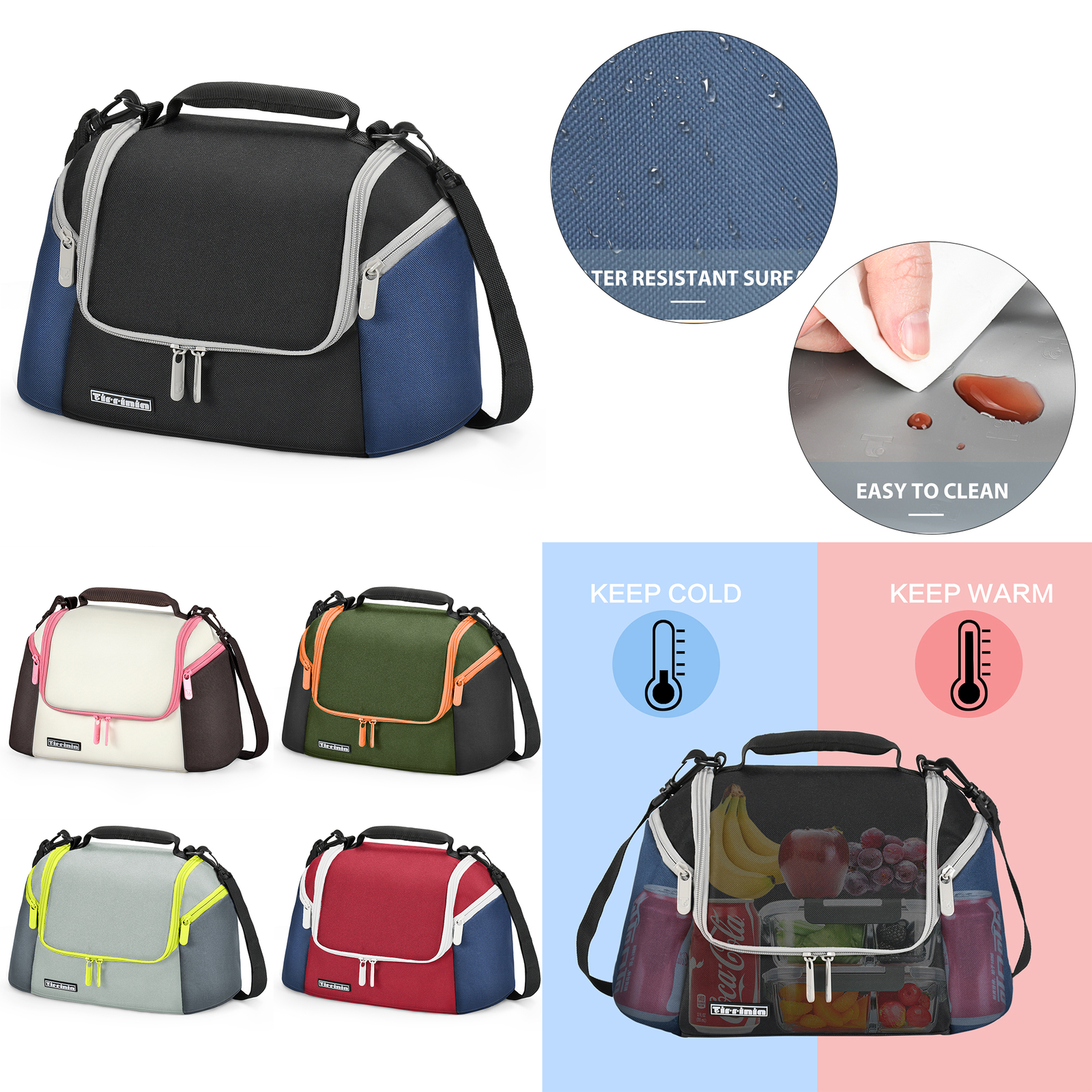 work backpack with lunch compartment