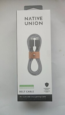 Native Union 4ft Ultra Strong USB-C to (MFi-Certified) Lightning Charging Cable