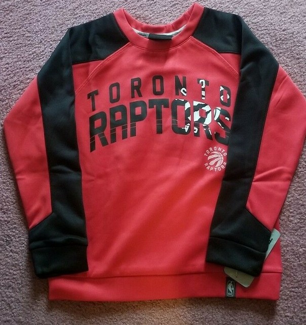 NBA Toronto Raptors Boys Outerstuff Back Court Crew Hoodie Kids Size 6/7 | eBay