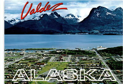 Walde, Alaska, Switzerland of Alaska, Port of the Columbia Glacier Postcard